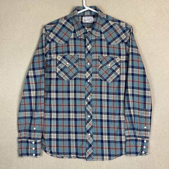 Men's Plaid Button-Up Shirt - Picture 1 of 12